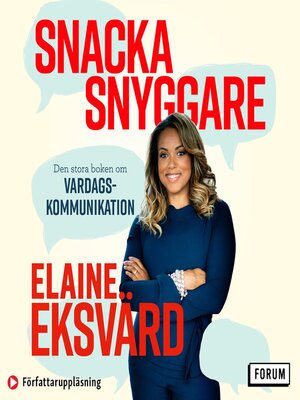 cover image of Snacka snyggare